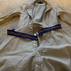 Polo tan shirtdress